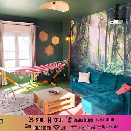 Jungle Urbain- Sauna - Cine - Hamac - Hyper Centre Amiens Exterior photo