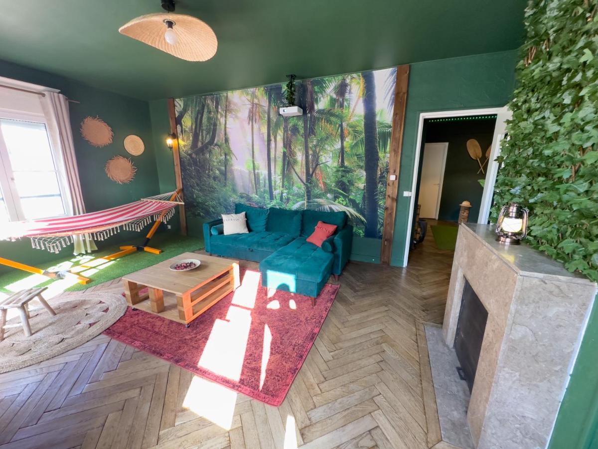 Jungle Urbain- Sauna - Cine - Hamac - Hyper Centre Amiens Exterior photo